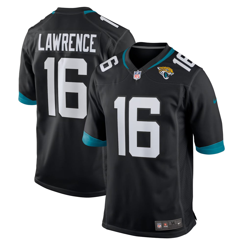 Jacksonville Jaguars Trevor Lawrence Black Alternate Game Jersey