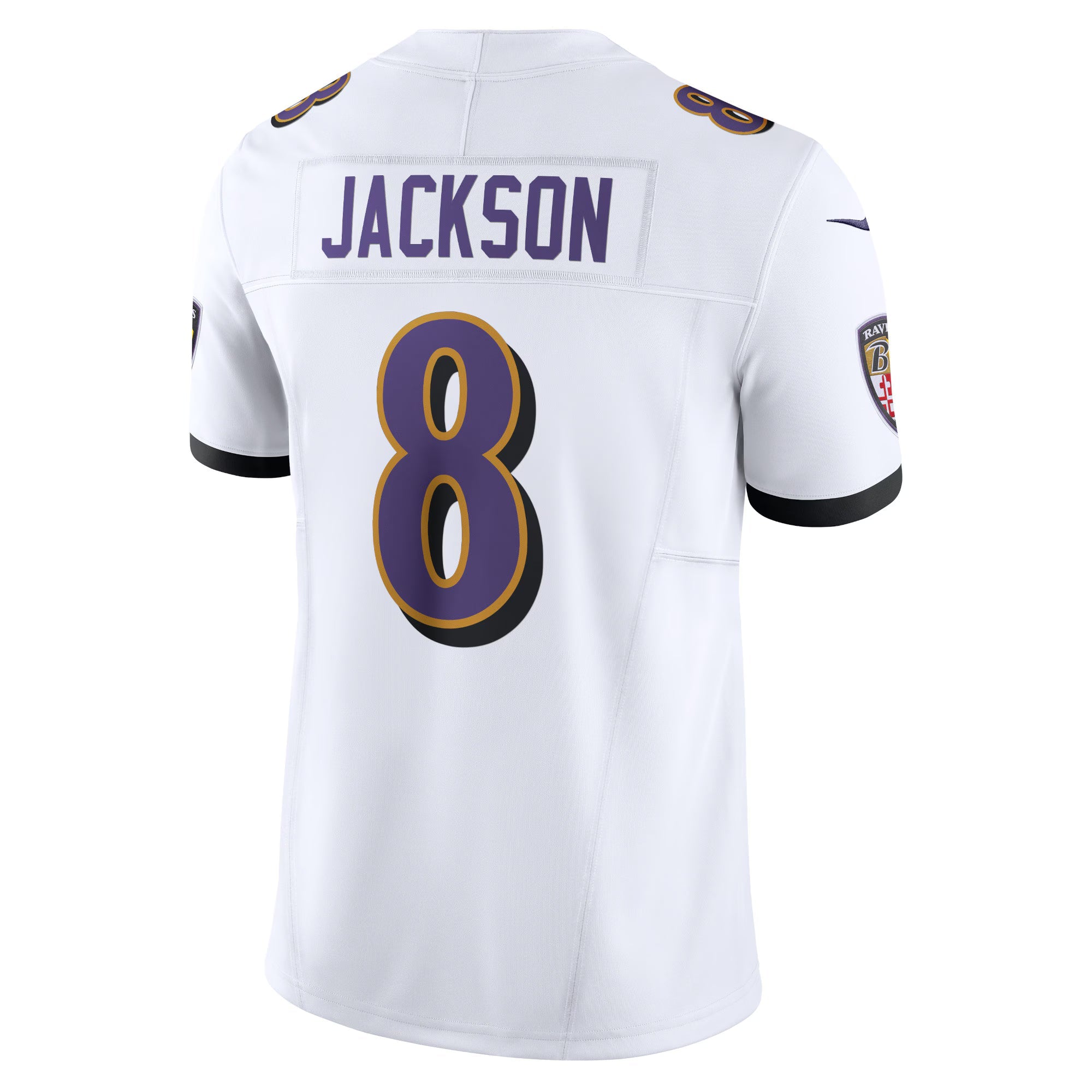 Baltimore Ravens Lamar Jackson White Vapor F.U.S.E. Limited Jersey