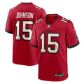 Tampa Bay Buccaneers Tez Johnson Red Team Game Jersey
