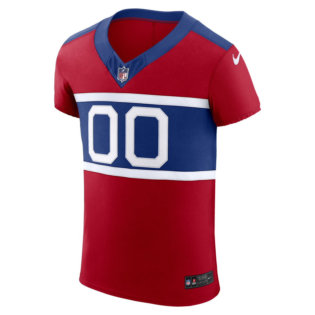 New York Giants Red Alternate Vapor F.U.S.E. Elite Custom Jersey