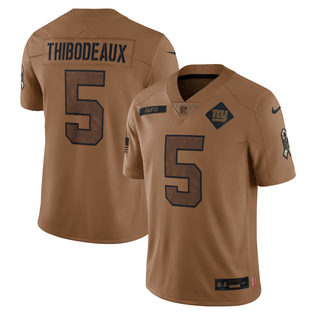 New York Giants Kayvon Thibodeaux Brown Salute To Service Limited Jersey