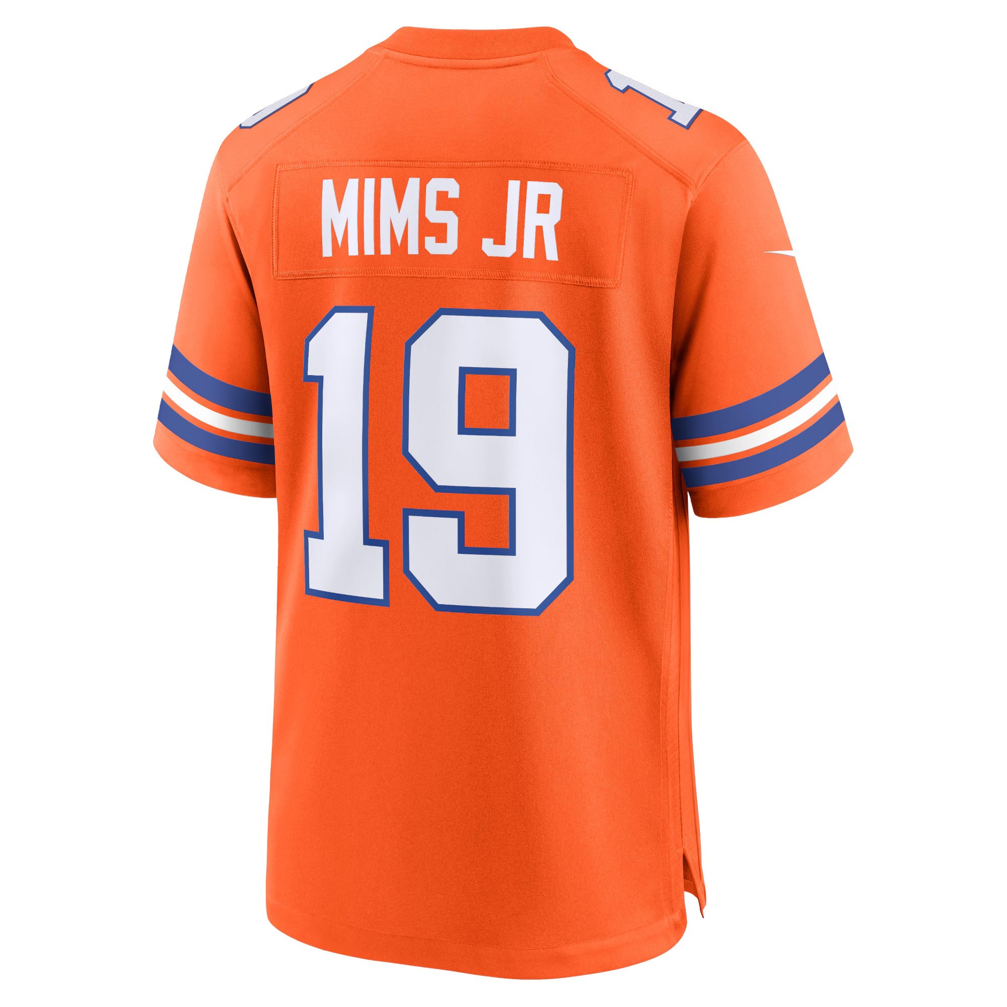 Denver Broncos Marvin Mims Jr Orange Mile High Collection 1977 Throwback Player Game Jersey