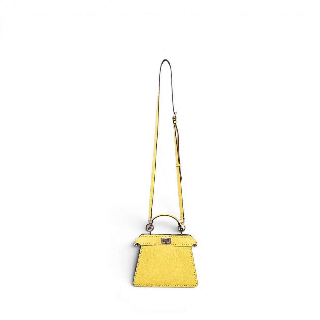 FENDI 2024 YELLOW PEEKABOO MINI BAG