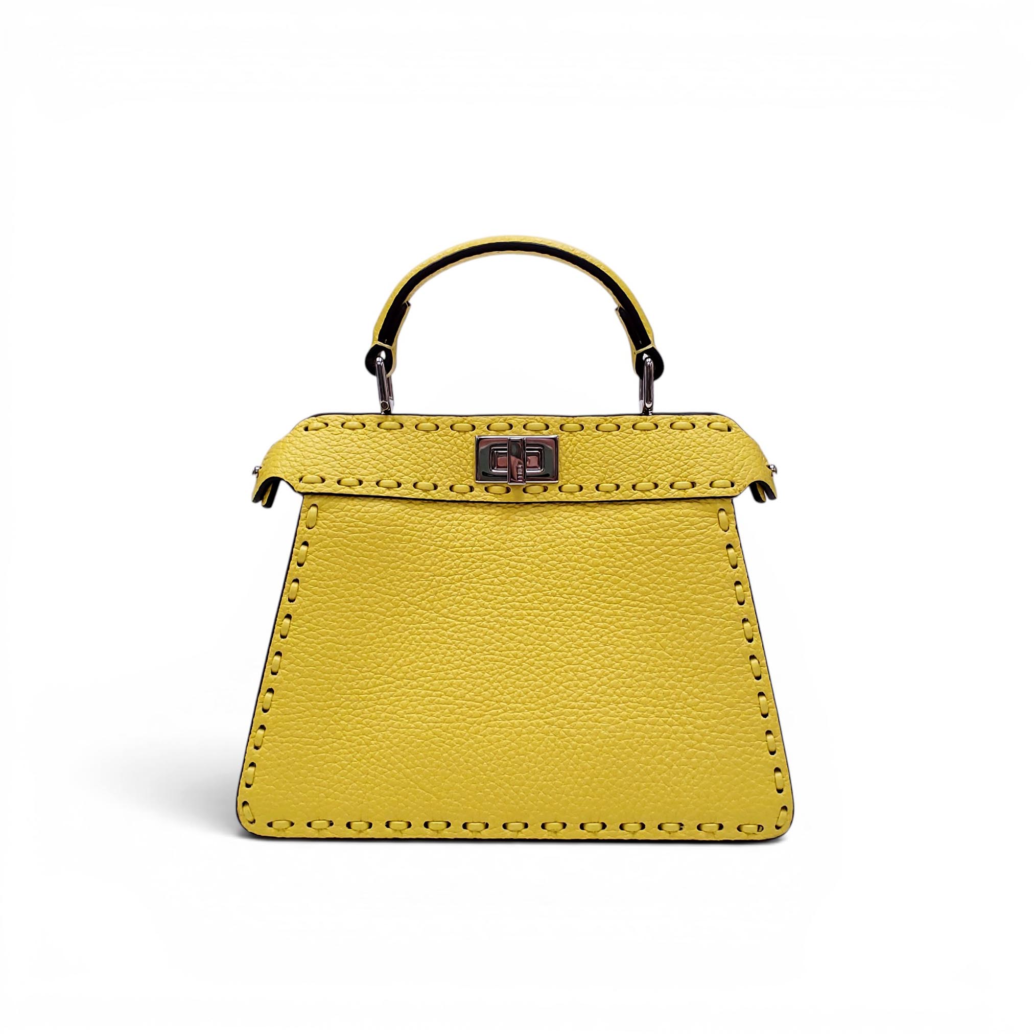 FENDI 2024 YELLOW PEEKABOO MINI BAG