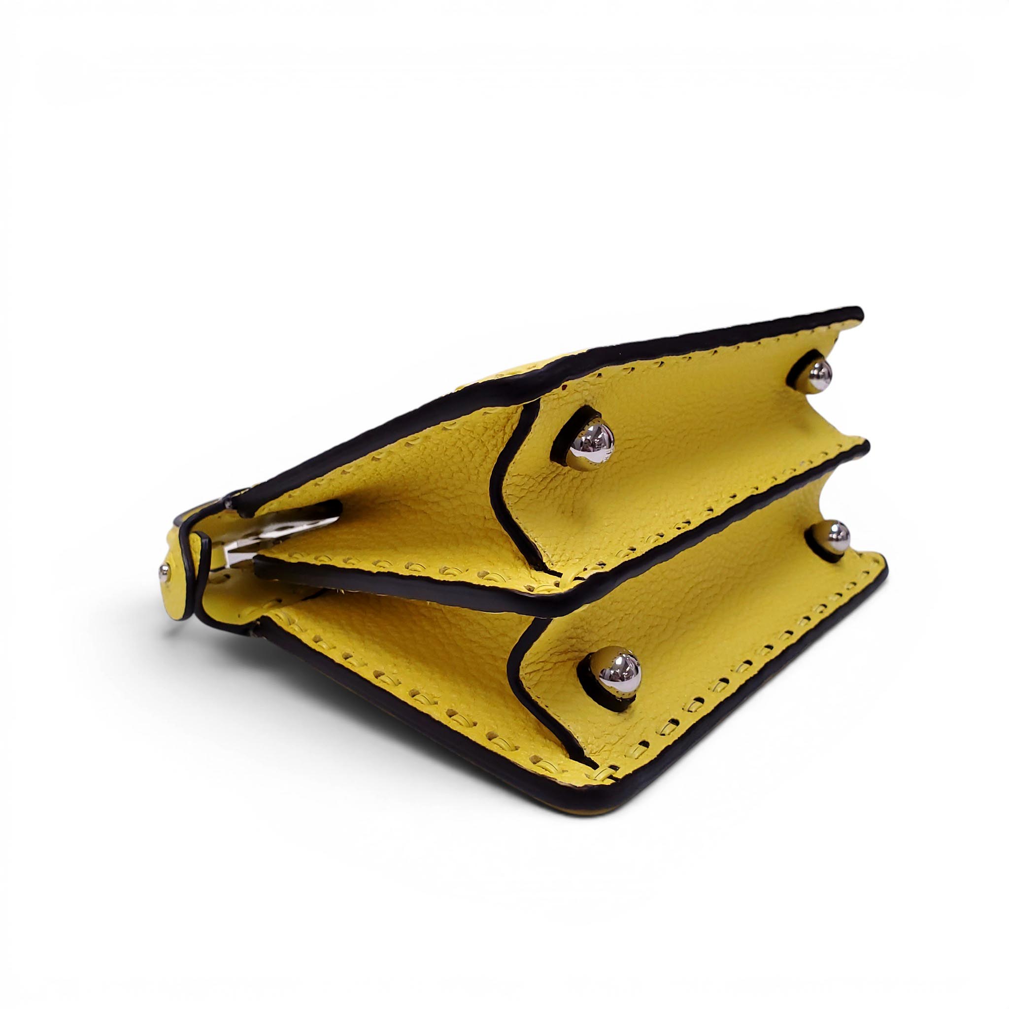 FENDI 2024 YELLOW PEEKABOO MINI BAG