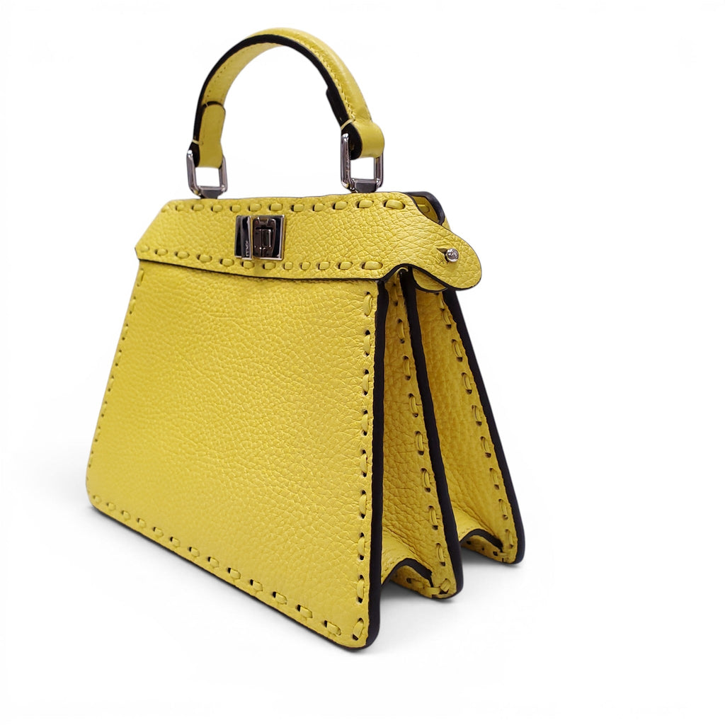 FENDI 2024 YELLOW PEEKABOO MINI BAG