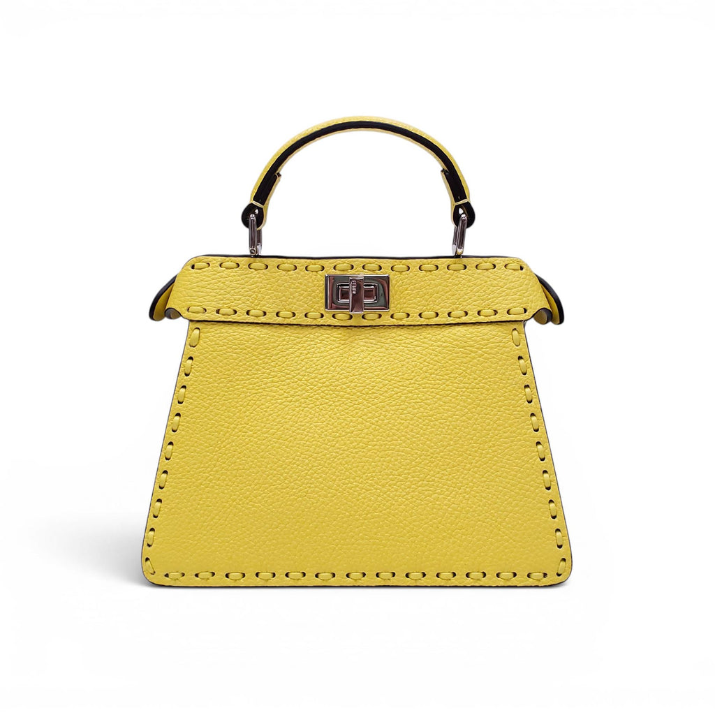 FENDI 2024 YELLOW PEEKABOO MINI BAG