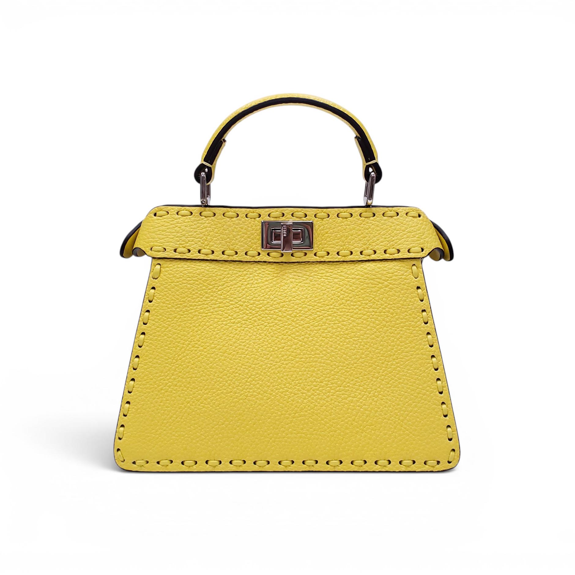 FENDI 2024 YELLOW PEEKABOO MINI BAG
