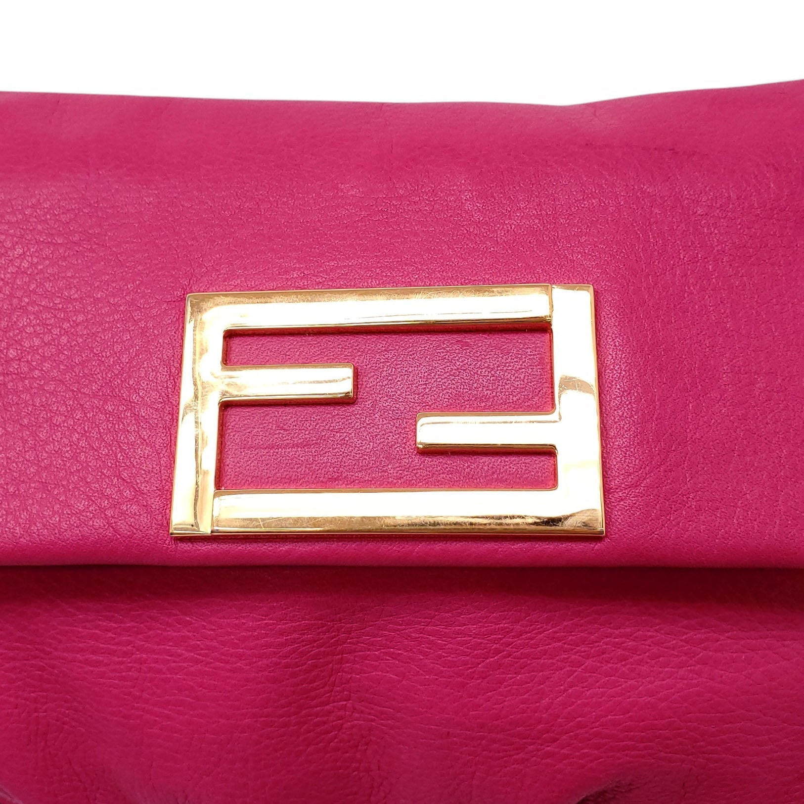 FENDI PINK POUCHETTE CROSSBODY BAG