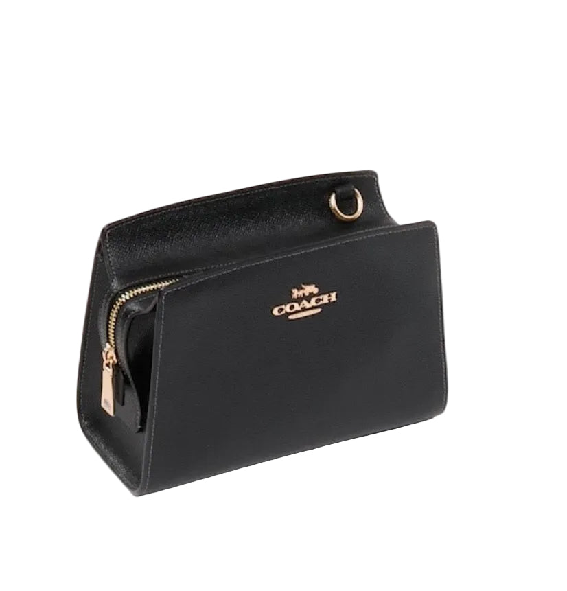 NWT Coach Gia Crossbody Leather Bag In Black