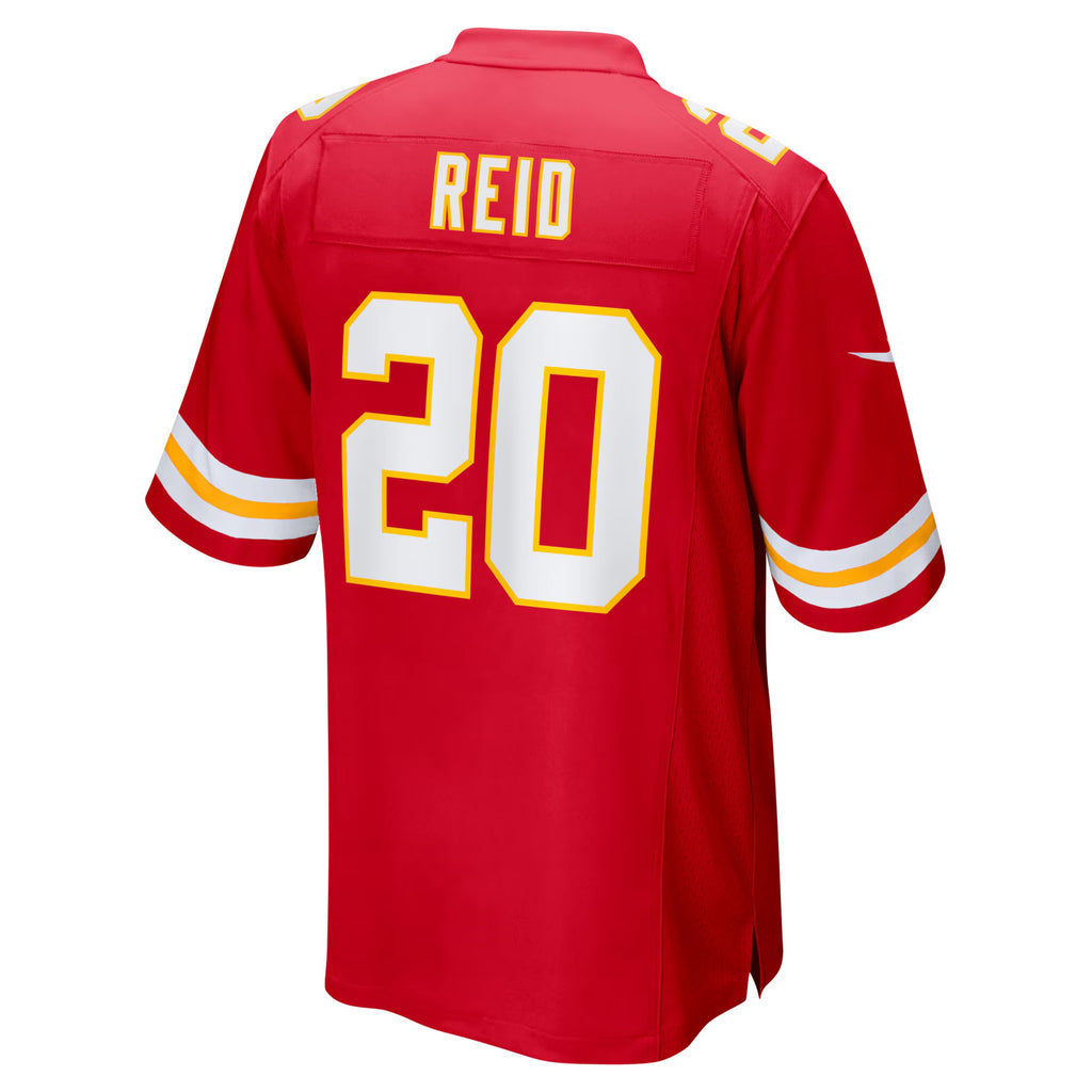 Kansas City Chiefs Justin Reid Red Game Jersey