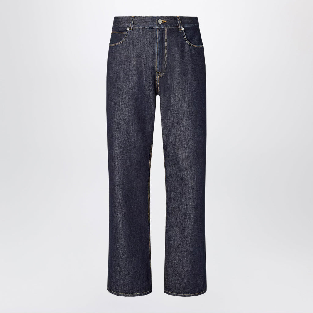 Fendi Dark Blue Five-Pocket Jeans Men