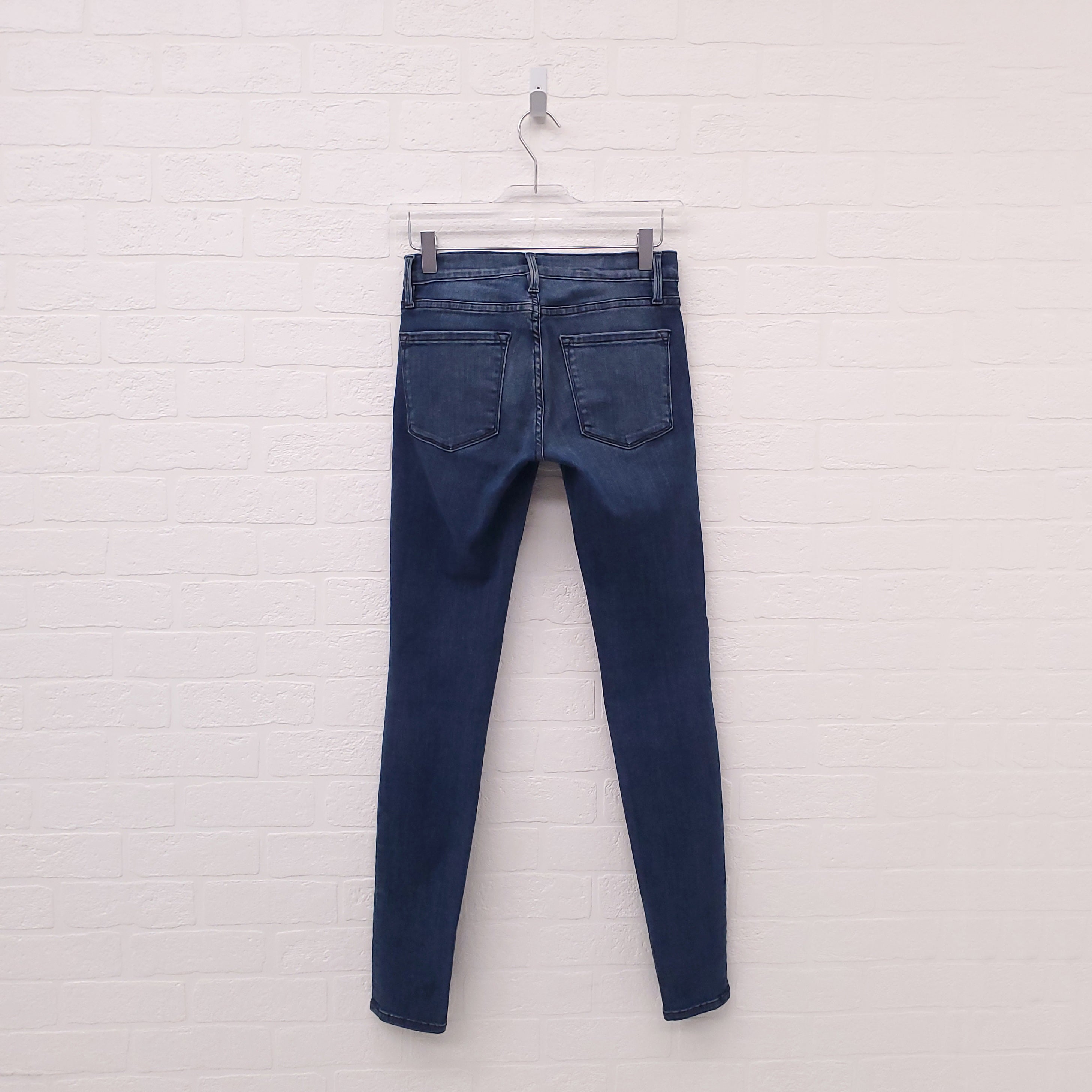 FRAME 'LE SKINNY DE JEANNE' IN FALLBROOKE WASH JEANS - SIZE 24