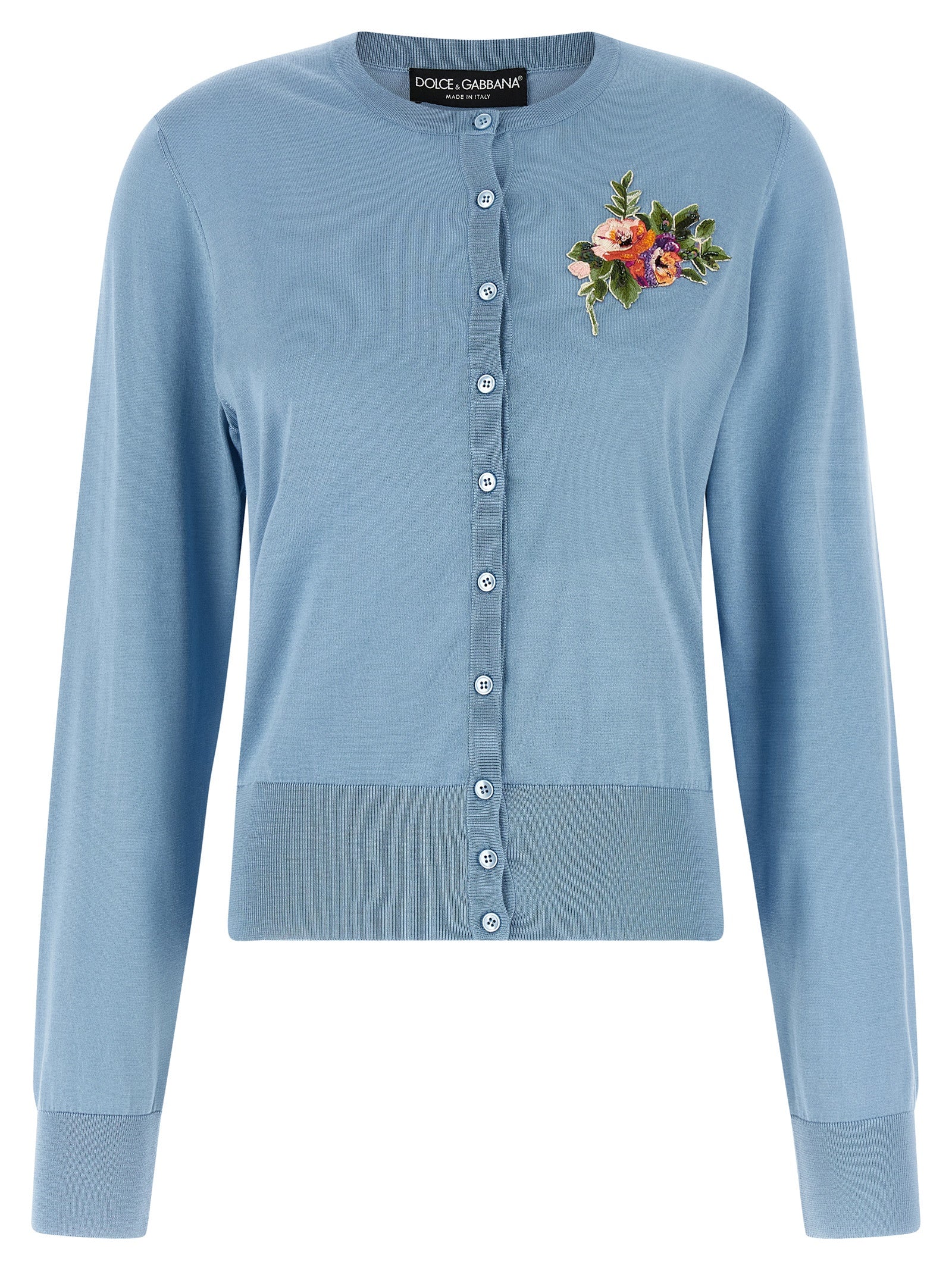 Dolce & Gabbana Women Floral Embroidery Cardigan