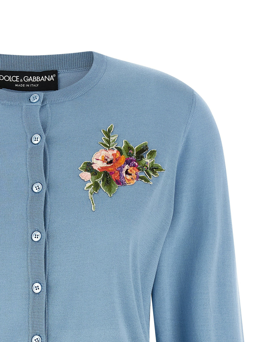 Dolce & Gabbana Women Floral Embroidery Cardigan