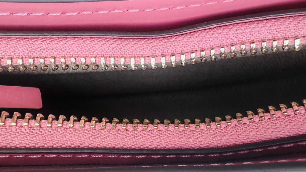 NWT Tory Burch Emerson Patent Leather Shoulder Bag in Pink