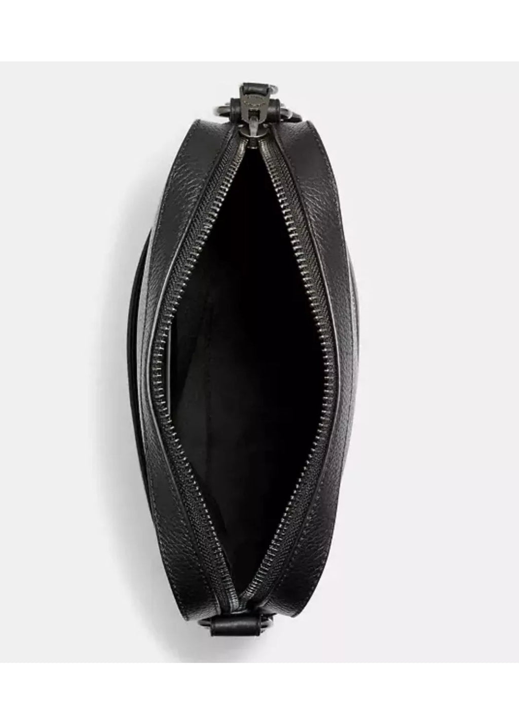NWT Coach Men's Houston Flight Bag In Refined Pebble Leather In Black
