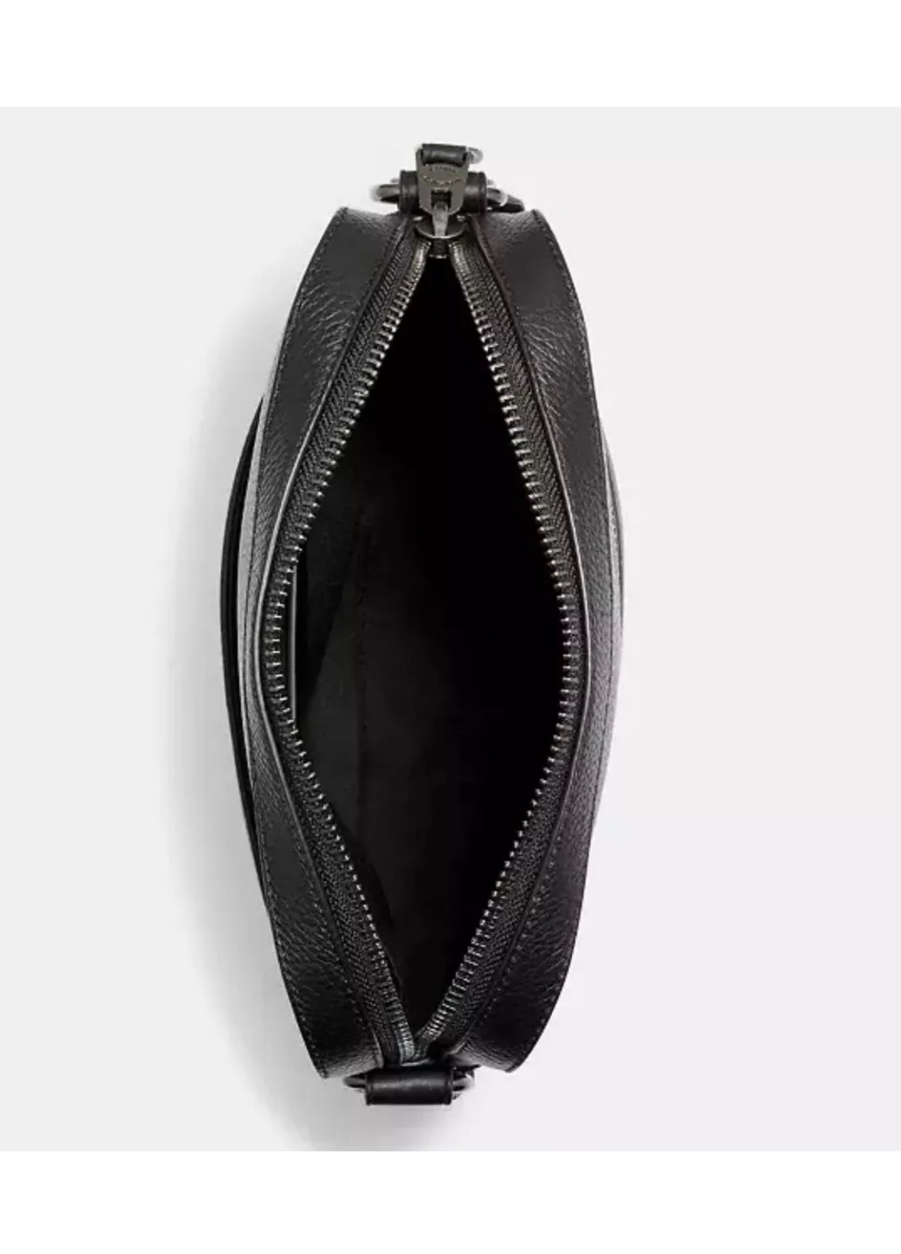 NWT Coach Men's Houston Flight Bag In Refined Pebble Leather In Black