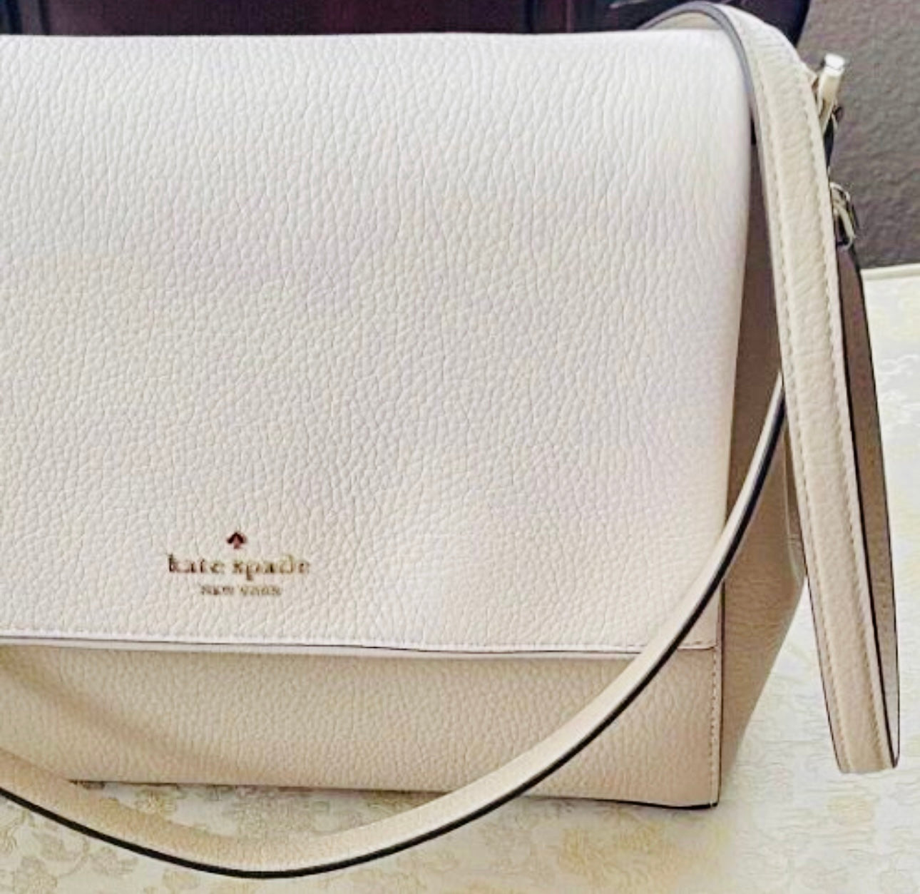 NWT Kate Spade Leather Leila Flap Medium Crossbody
