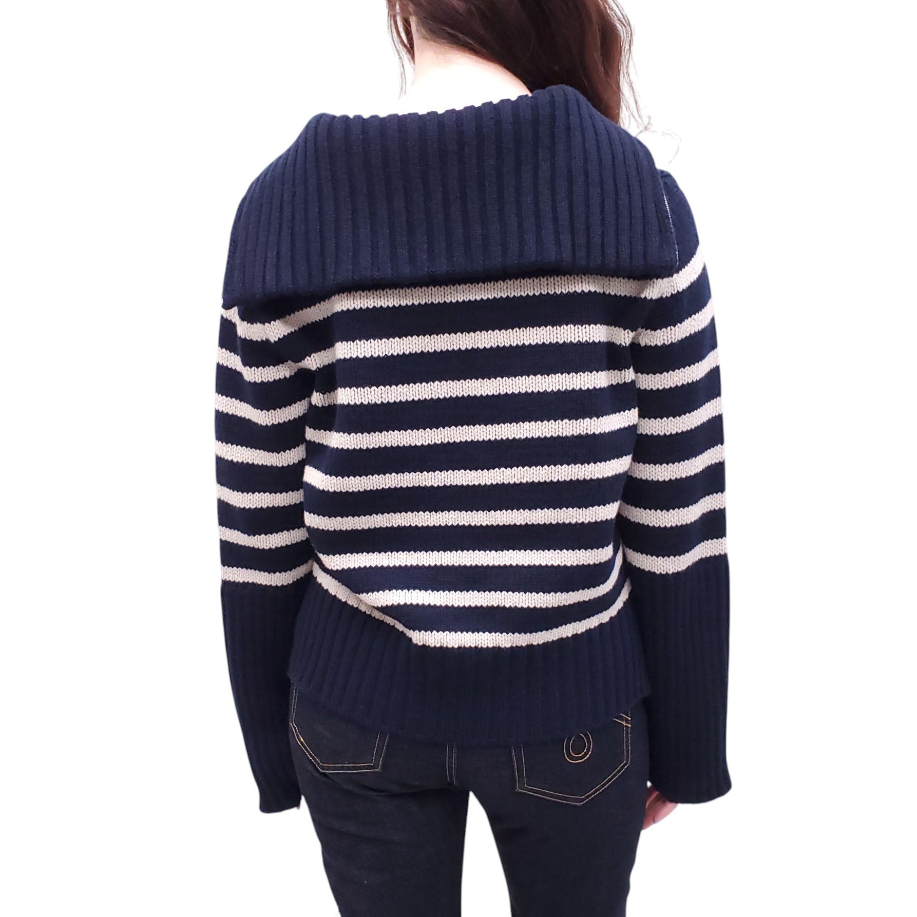 G. STRIPED SWEATER - SIZE XS