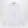 Dolce&Gabbana Gold Fit Stretch Poplin Shirt In Optical White Men