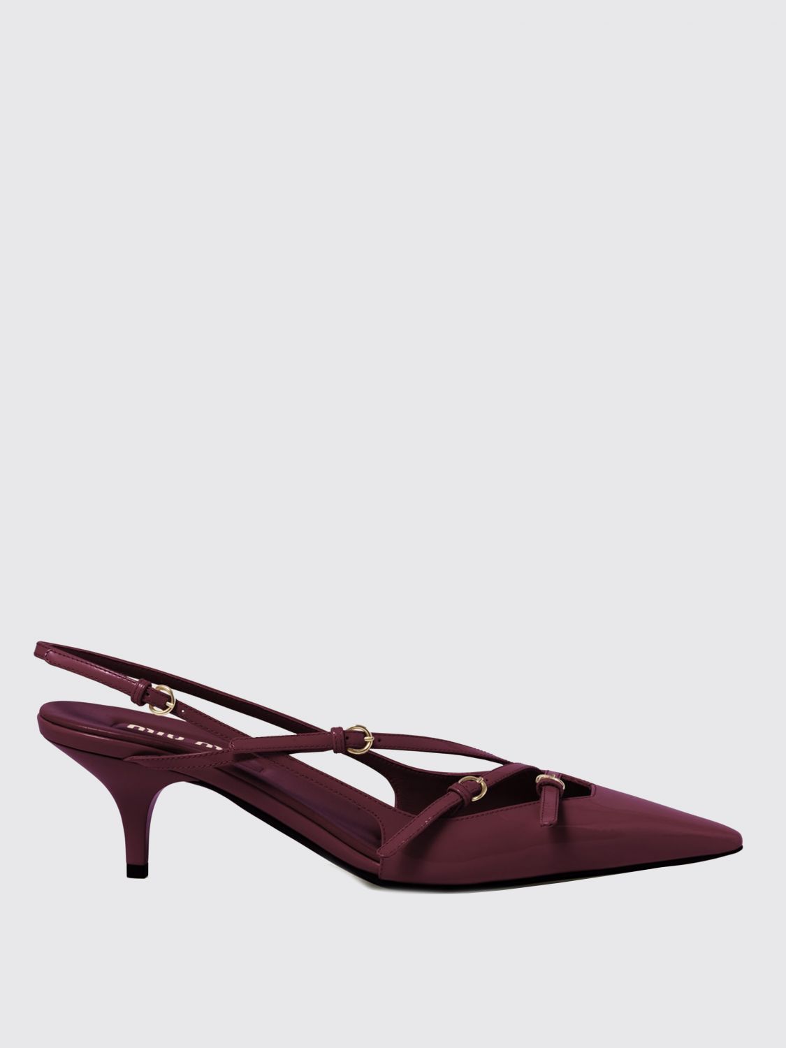 Miu Miu Pump Woman Burgundy