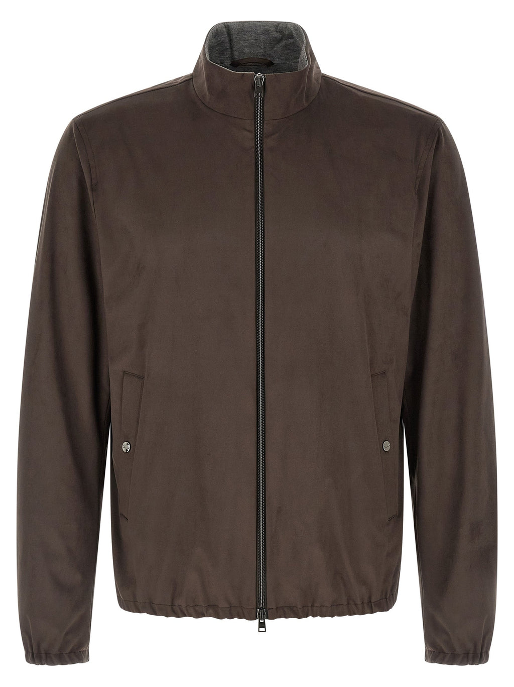 Herno Men Suede Effect Jacket