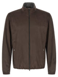 Herno Men Suede Effect Jacket
