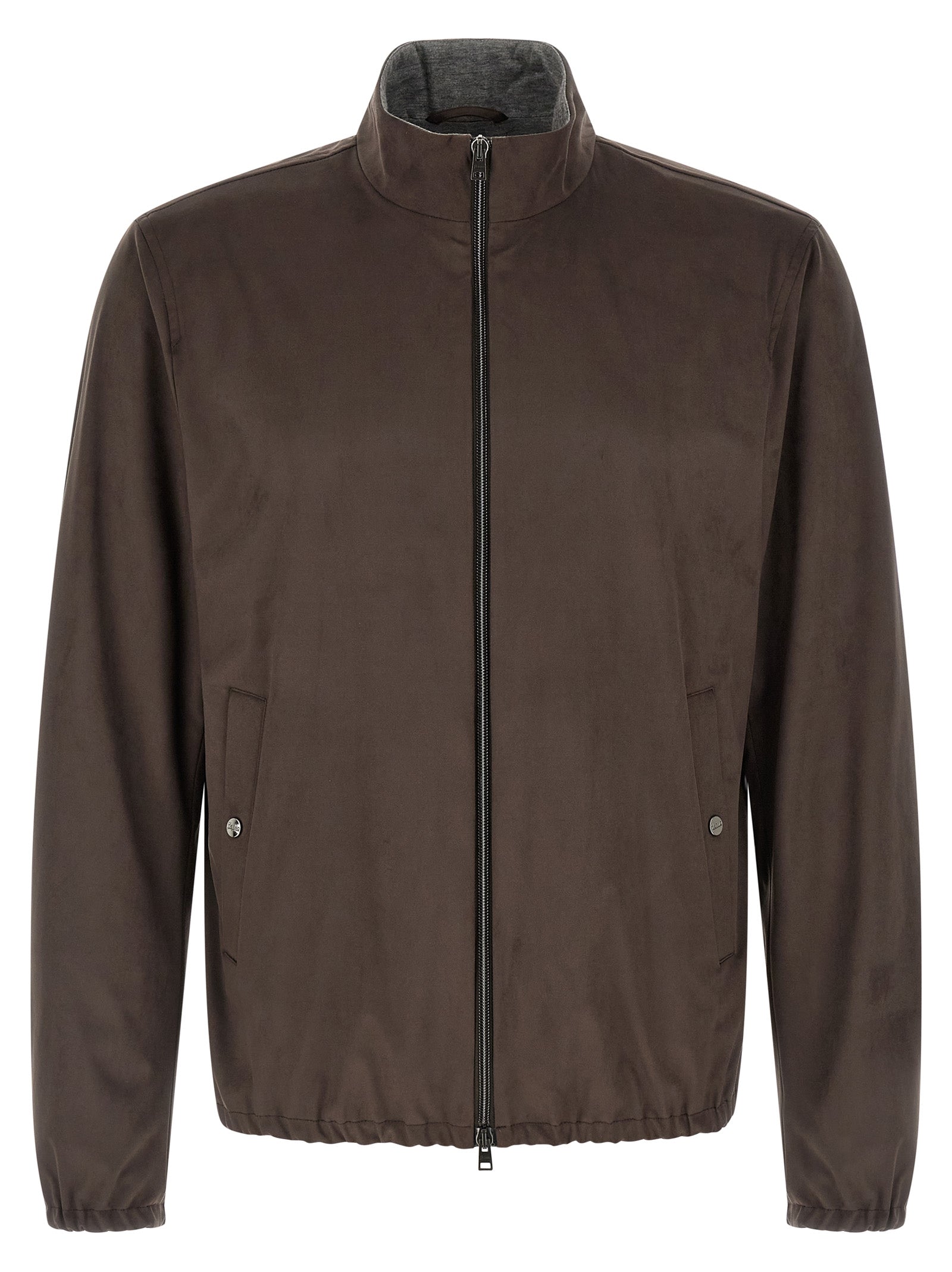 Herno Men Suede Effect Jacket