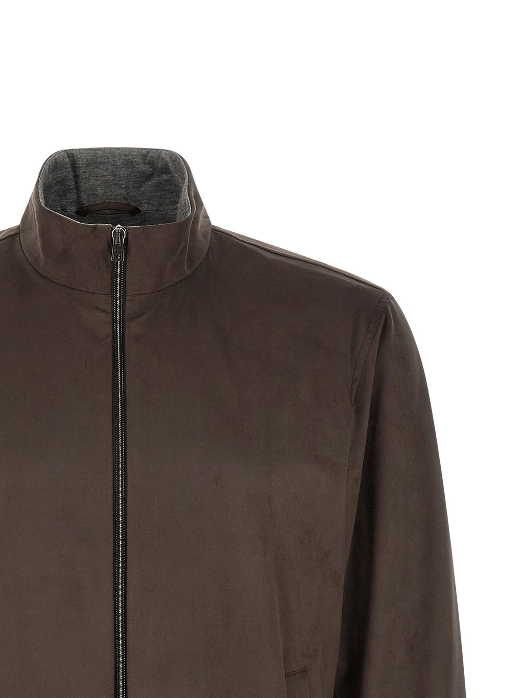 Herno Men Suede Effect Jacket