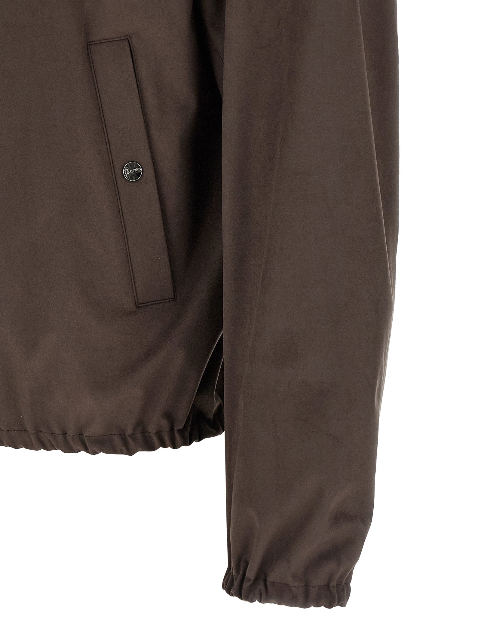 Herno Men Suede Effect Jacket