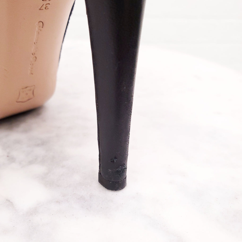 GIANVITO ROSSI BLACK SOCK BOOTIES - SIZE 37.5