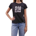 GIVENCHY BLACK LOGO T-SHIRT - SIZE S