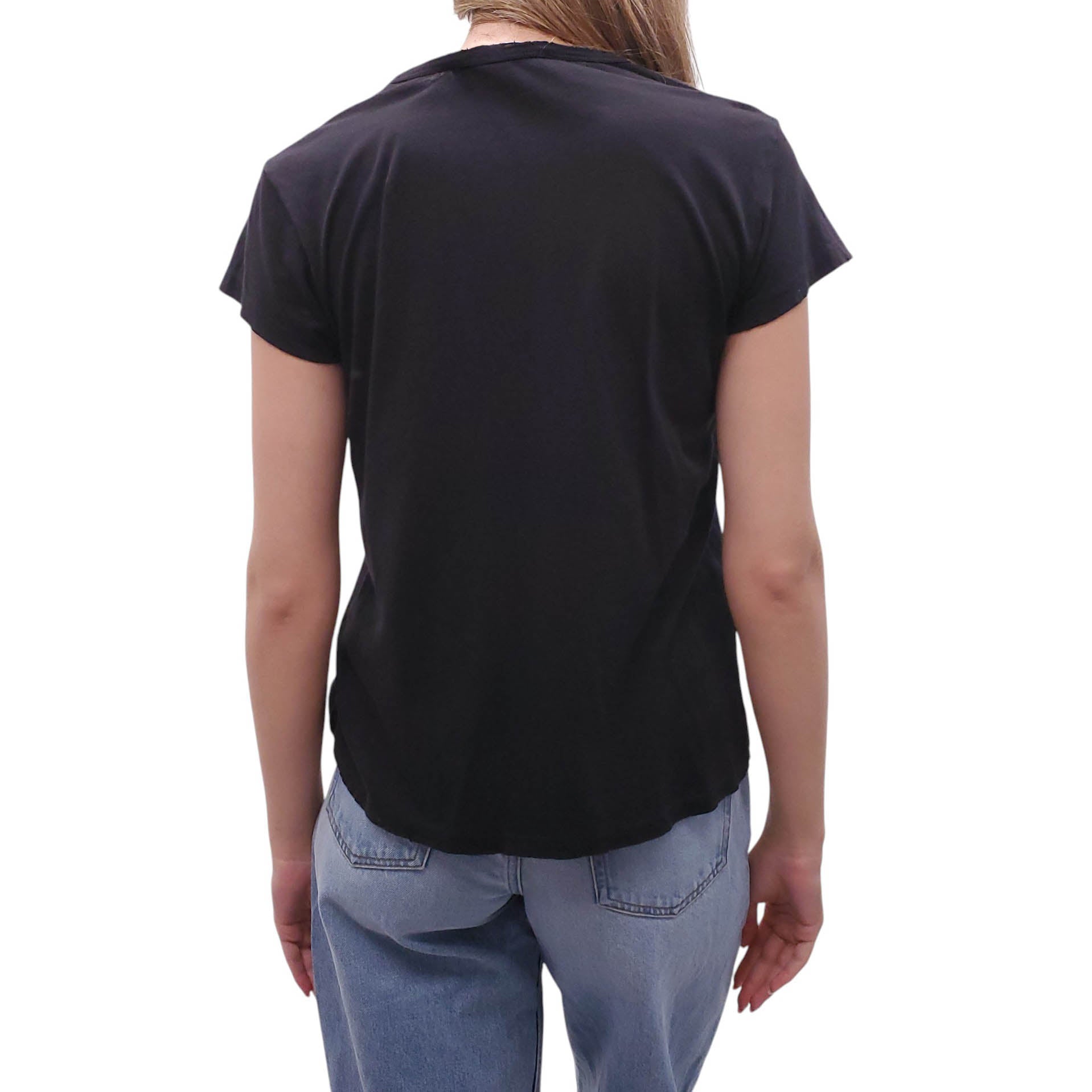 GIVENCHY BLACK LOGO T-SHIRT - SIZE S