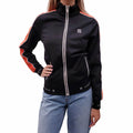 GIVENCHY BLACK TRACK JACKET WITH LOGO DETAIL - SIZE 36