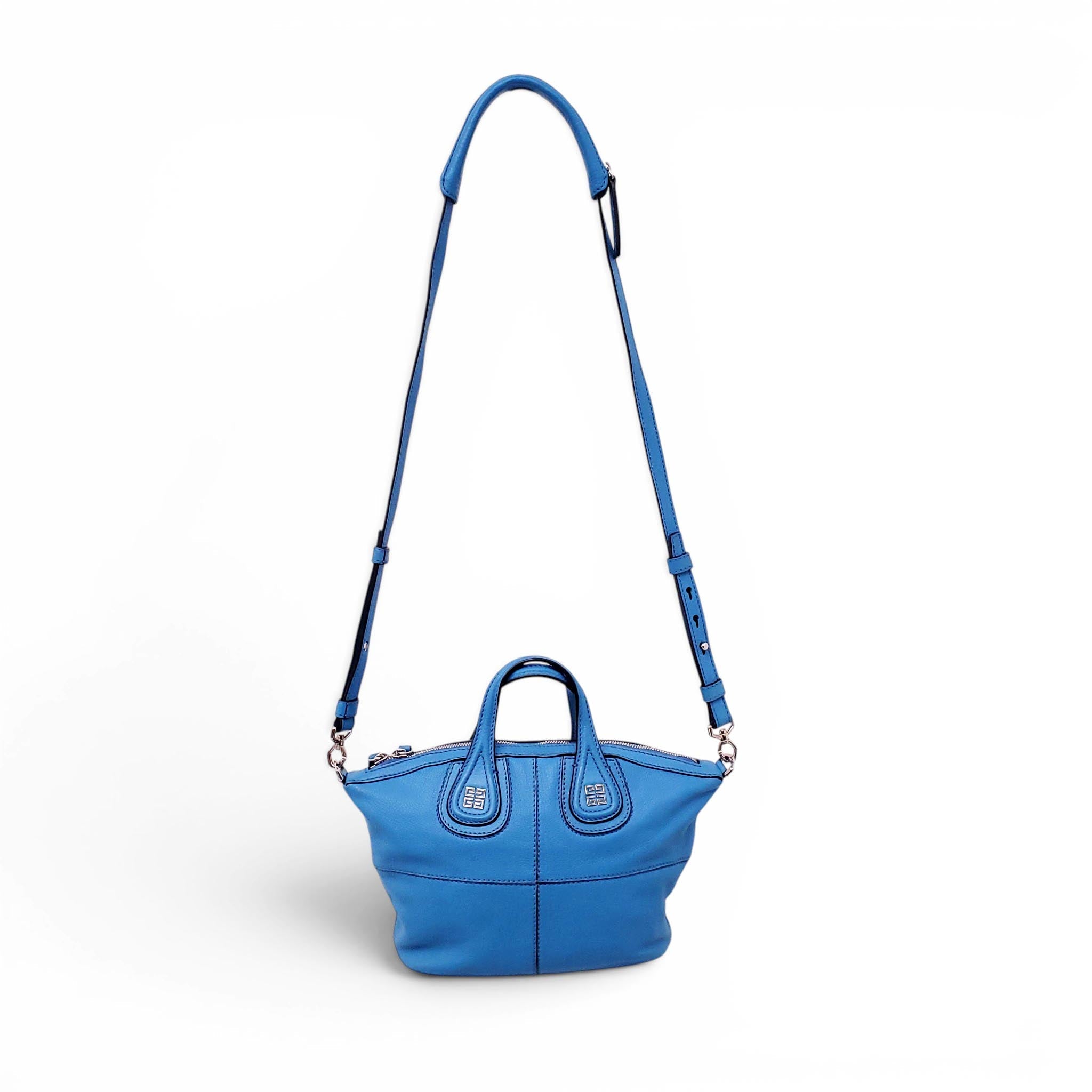 GIVENCHY BLUE SMALL NIGHTINGALE BAG