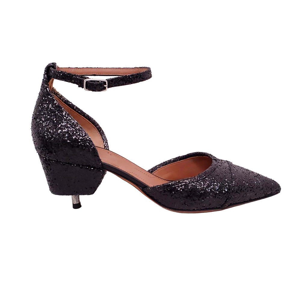 GIVENCHY SPARKLE KITTEN HEELS - SIZE 38