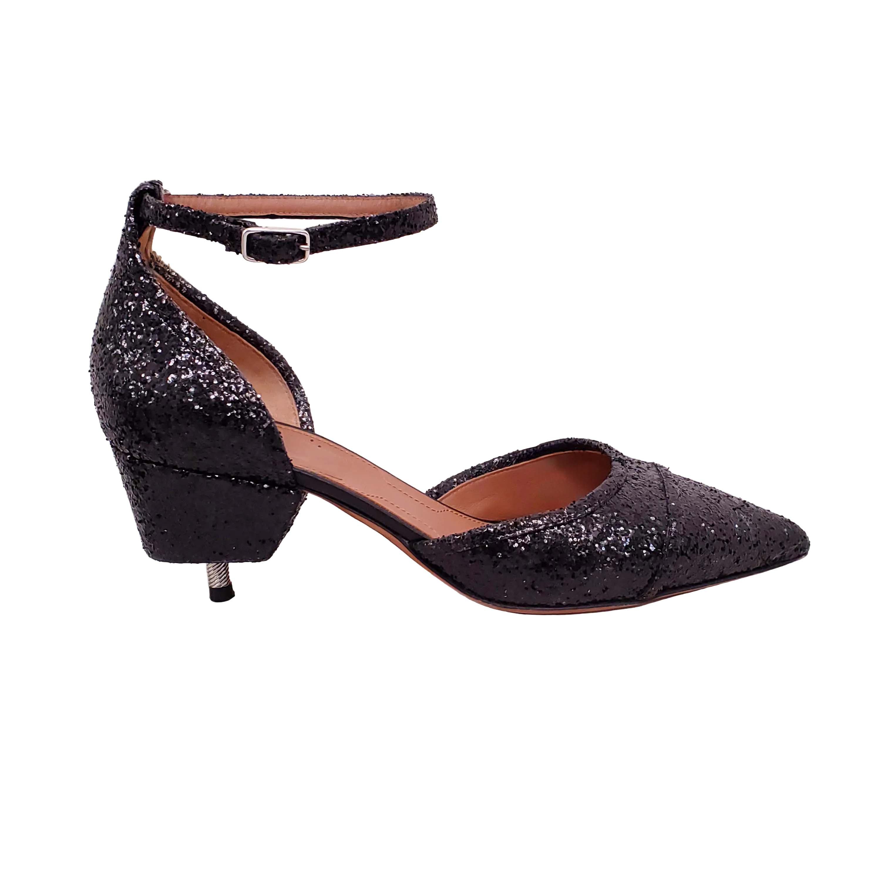 GIVENCHY SPARKLE KITTEN HEELS - SIZE 38