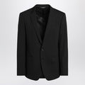 Dolce&Gabbana Black Single-Breasted Virgin Wool Suit Men