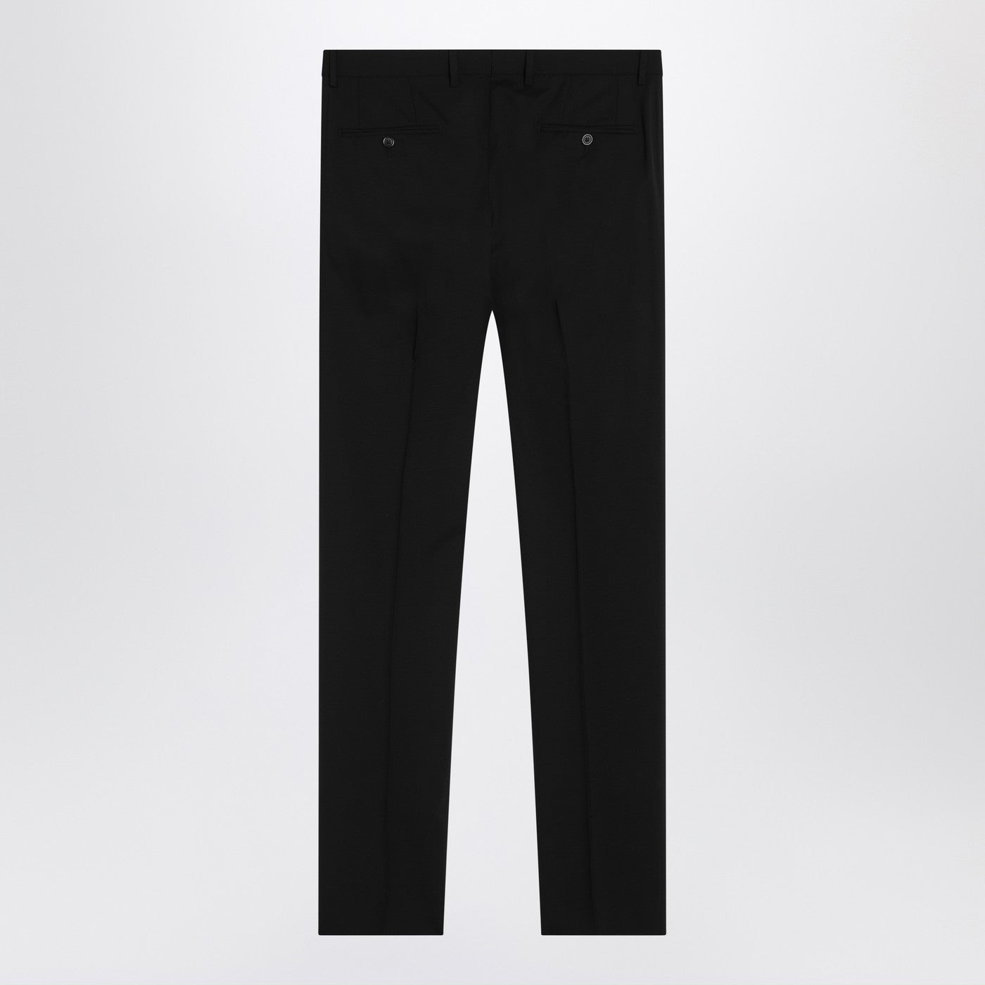 Dolce&Gabbana Black Single-Breasted Virgin Wool Suit Men