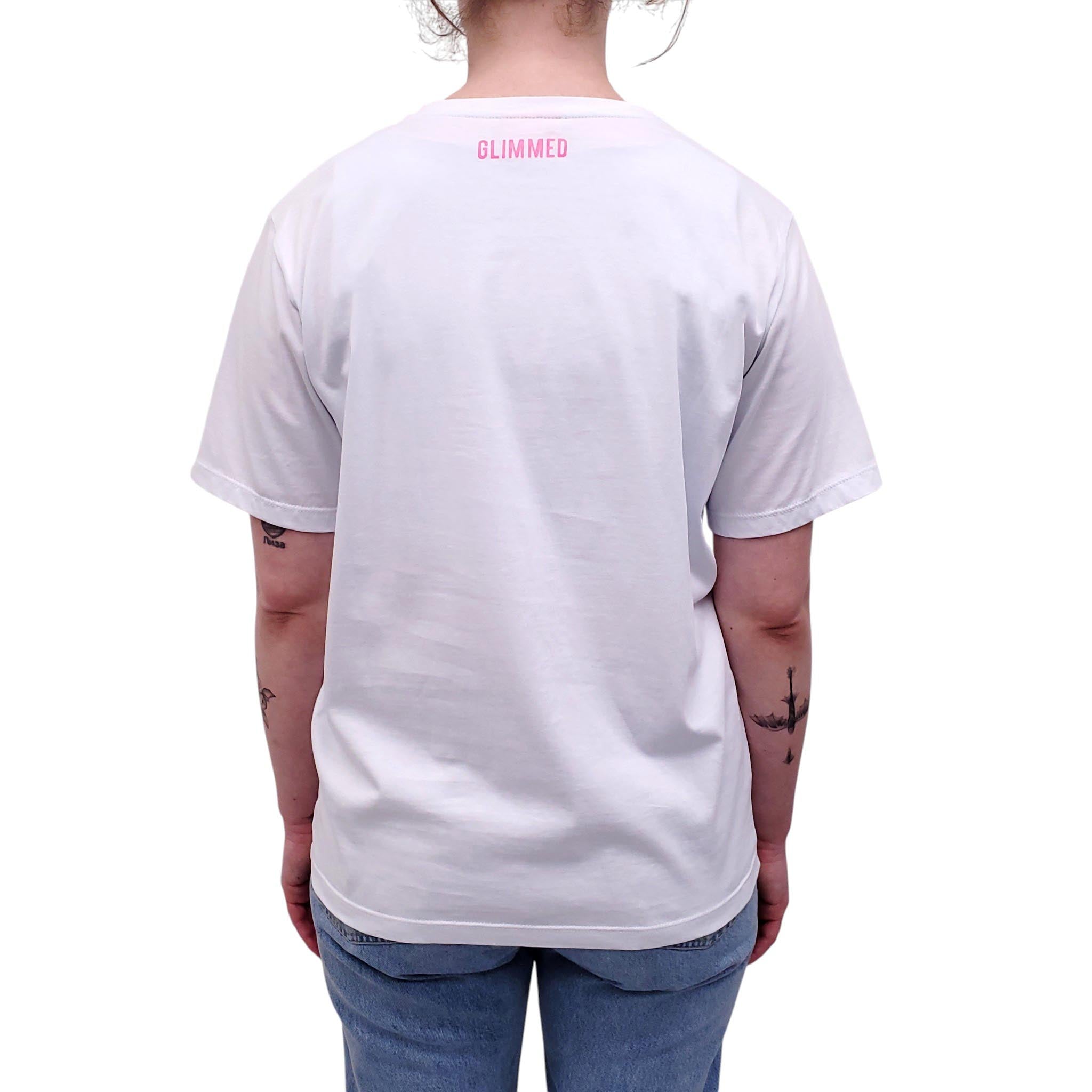 GLIMMED FEMINIST GRAPHIC T-SHIRT - SIZE L