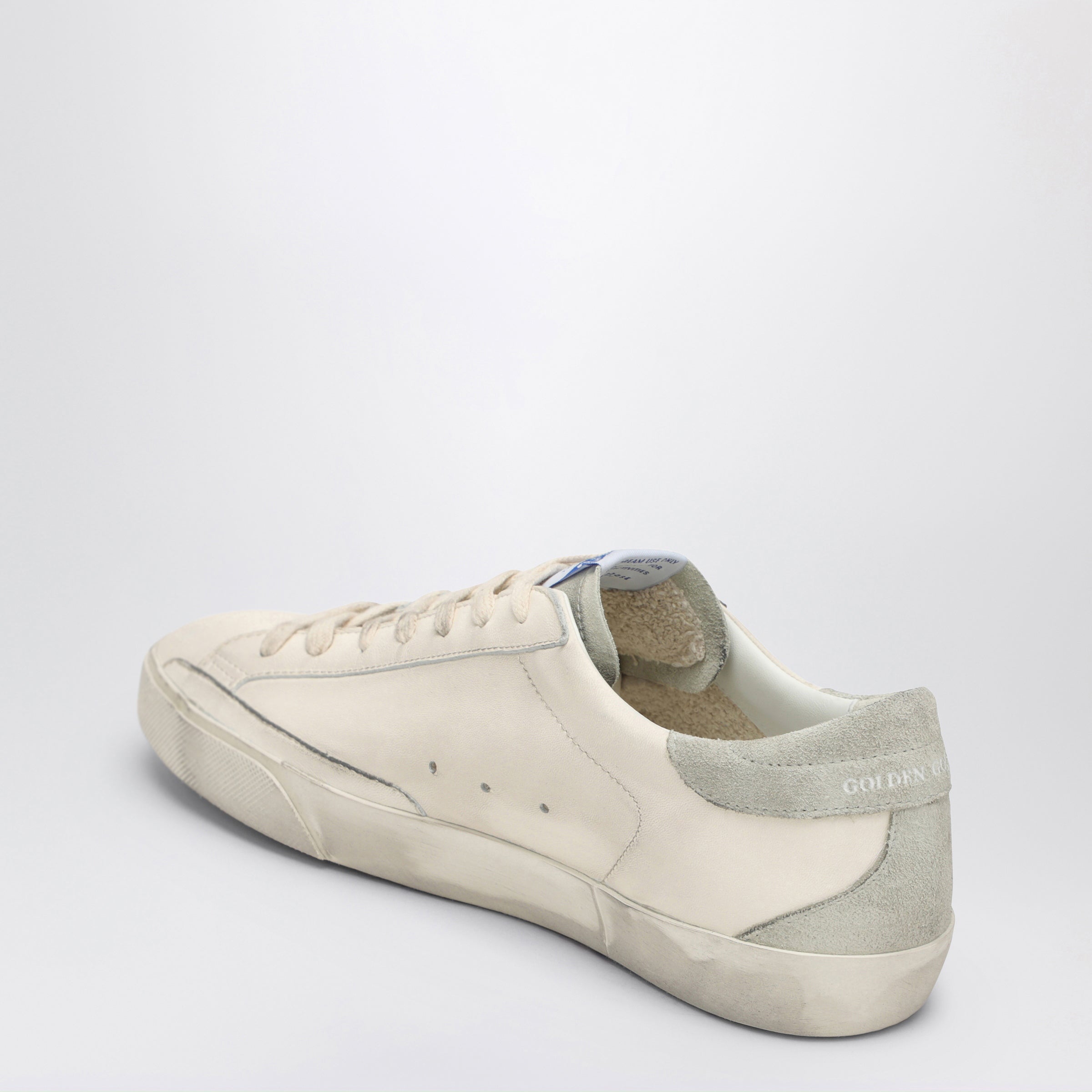 Golden Goose White/Grey Super-Star Sneakers Men