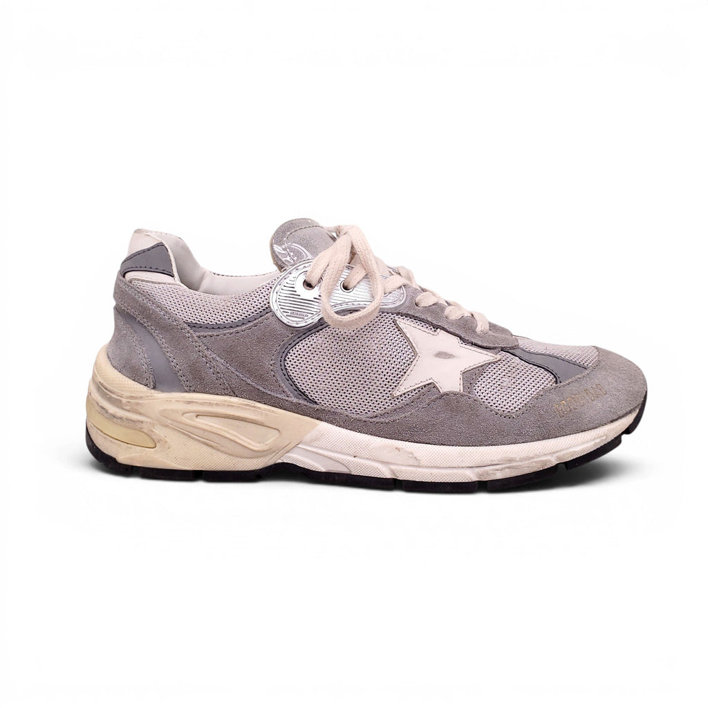 GOLDEN GOOSE GREY DAD-STAR SNEAKERS - SIZE 39