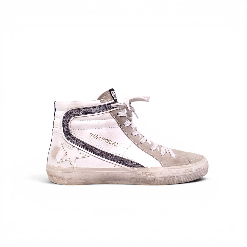 GOLDEN GOOSE HIGH TOP SNEAKERS - SIZE 37