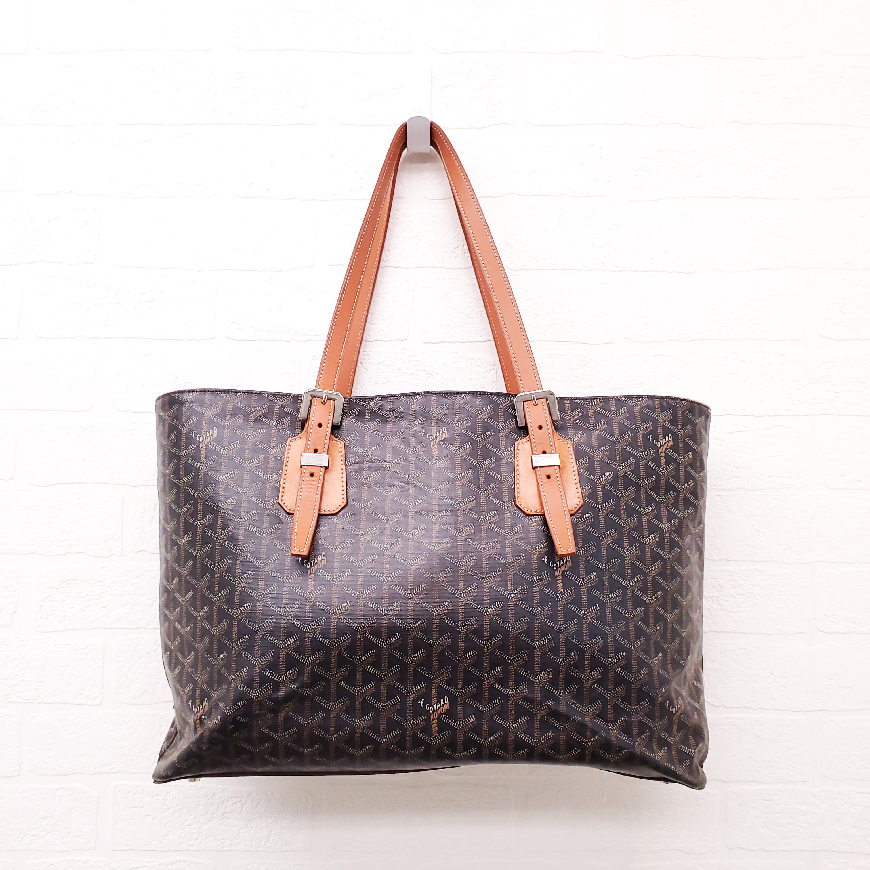 GOYARD BLACK VINTAGE TOTE