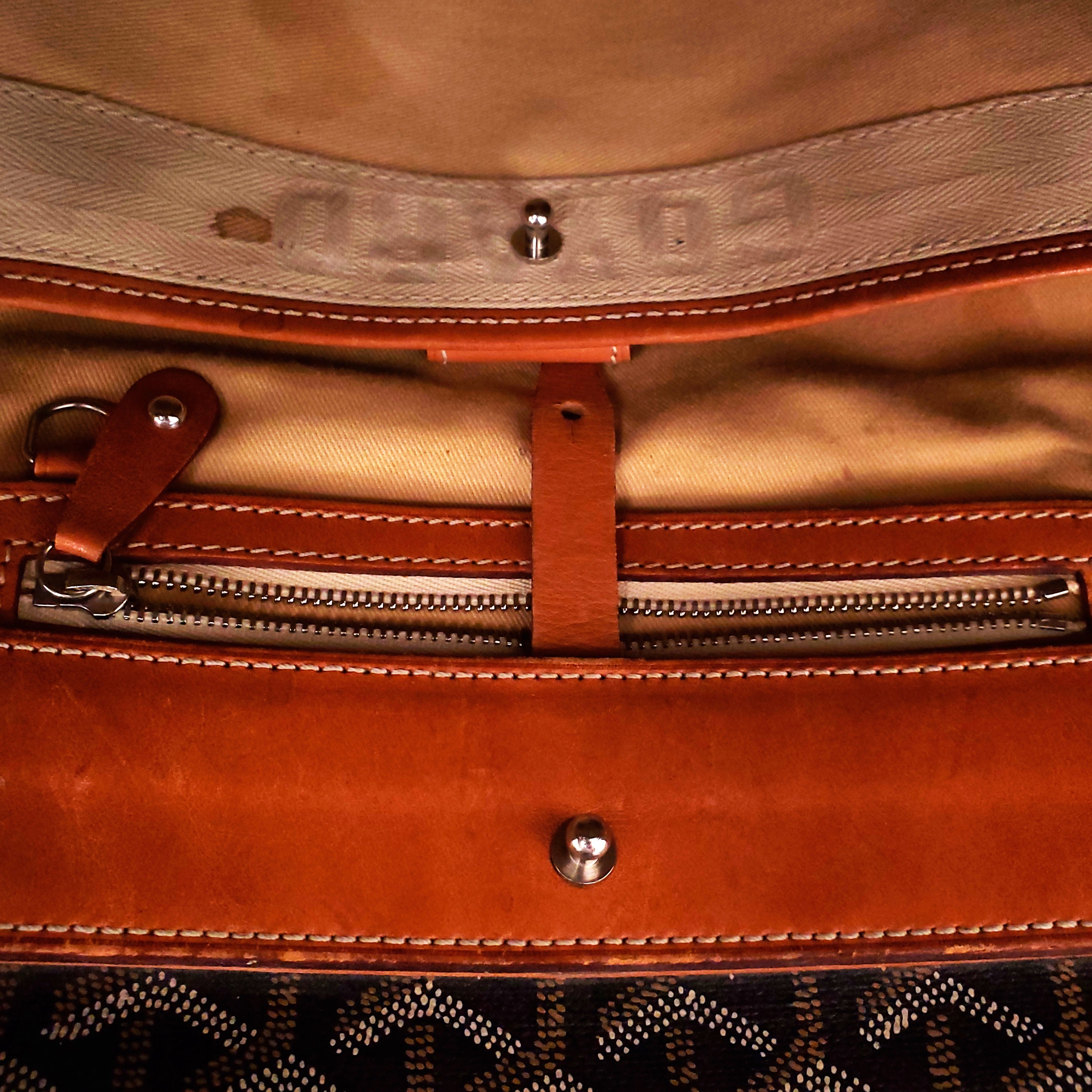 GOYARD BLACK VINTAGE TOTE