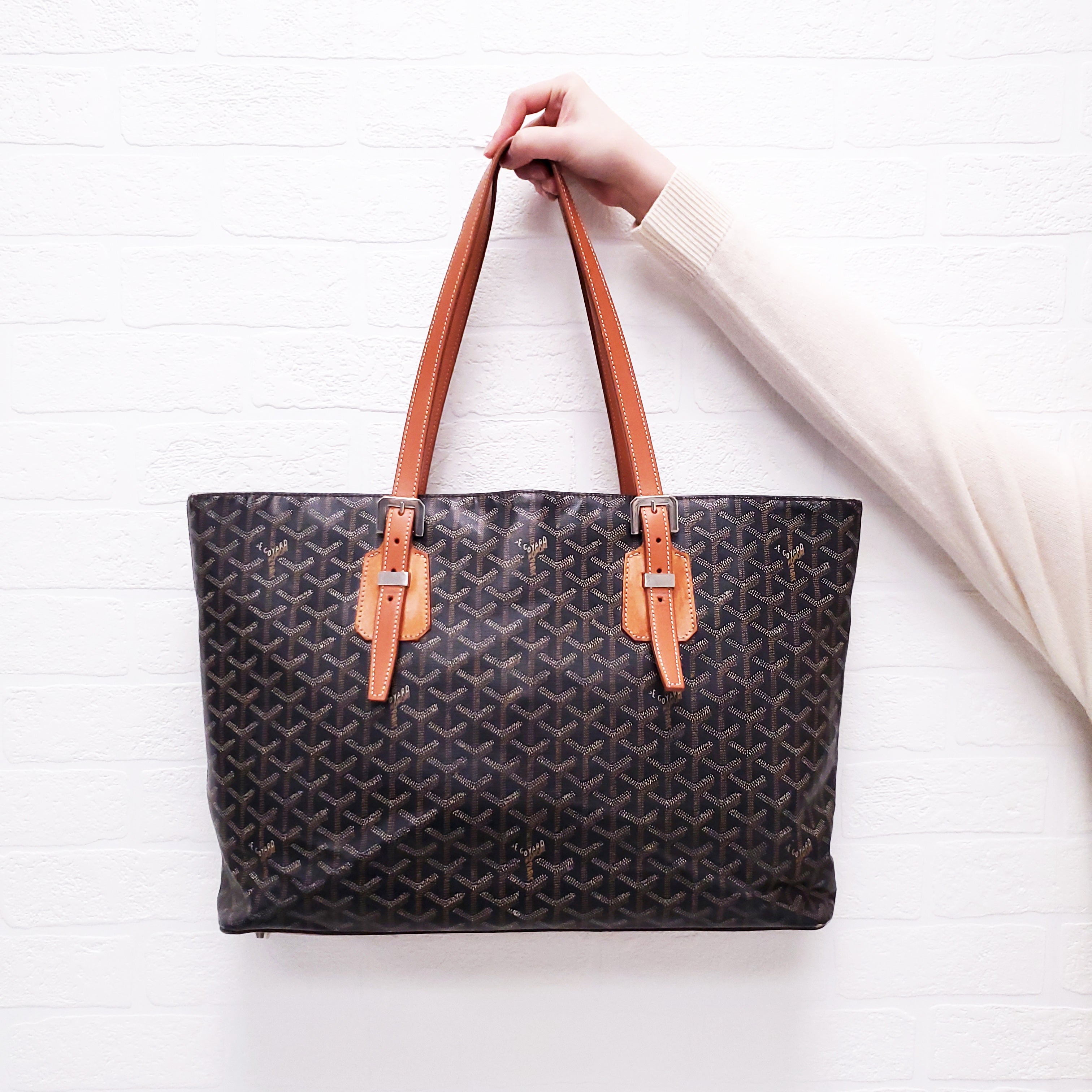 GOYARD BLACK VINTAGE TOTE