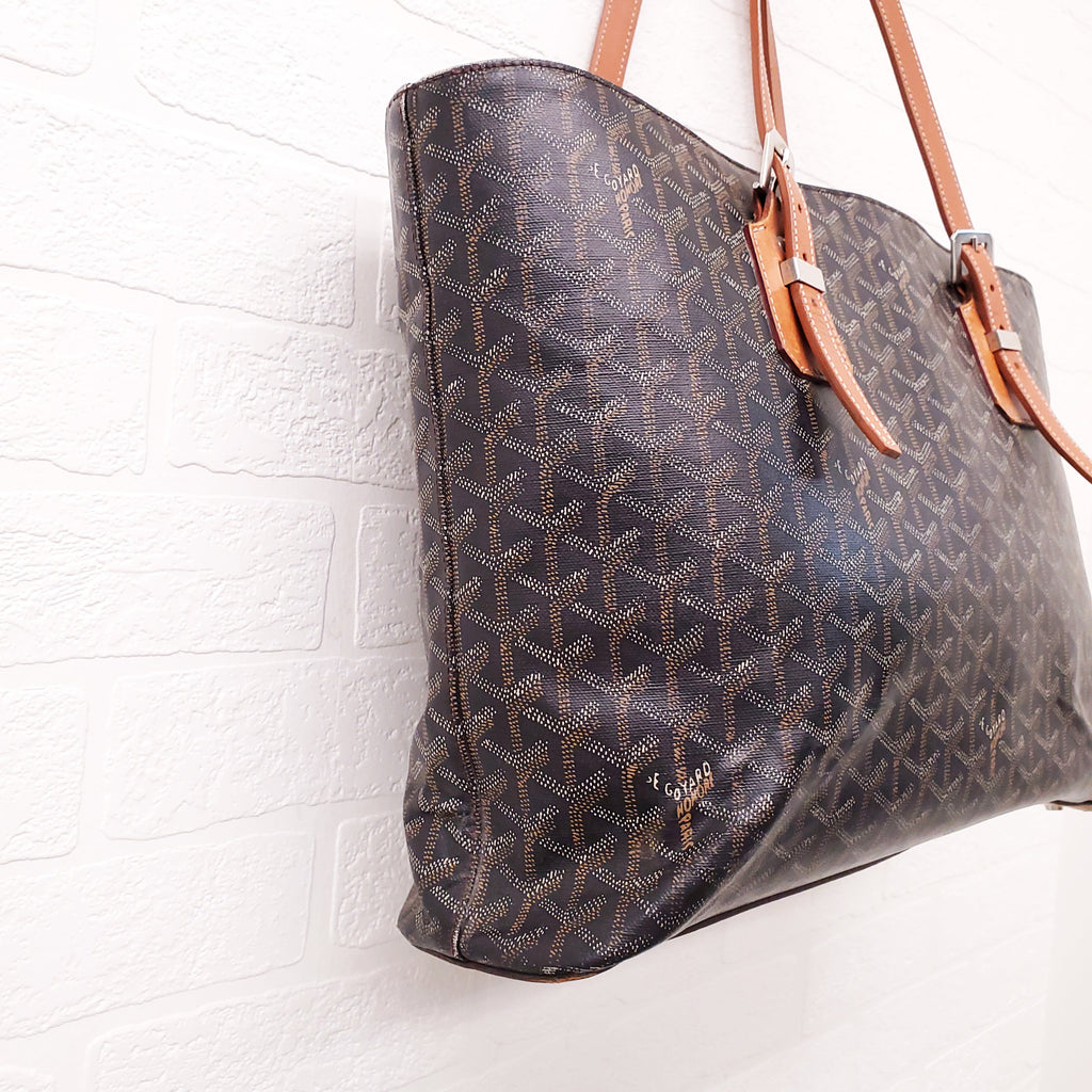 GOYARD BLACK VINTAGE TOTE