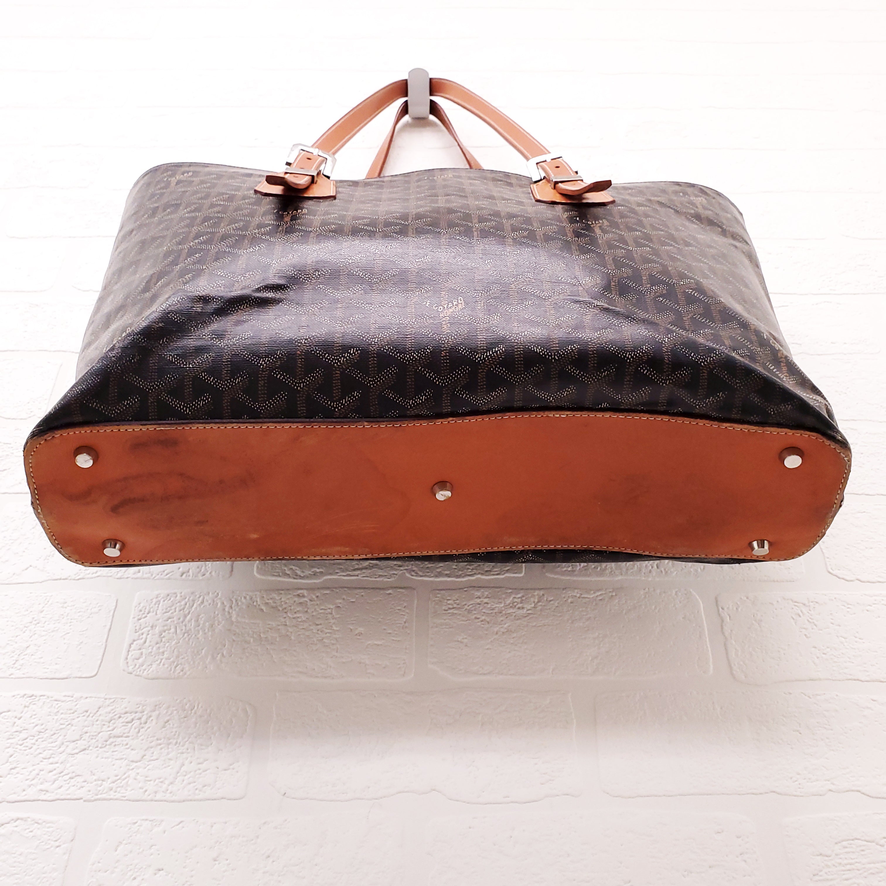 GOYARD BLACK VINTAGE TOTE