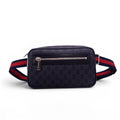 GUCCI BLACK MONOGRAM BELT BAG